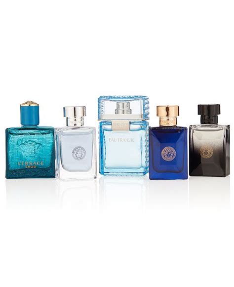 versace men's 5 pc miniatures gift set|macy's versace mini.